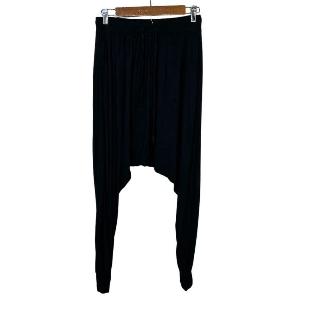 Foxblood Harem Pants M Black Drawstring Stretch Oversized Babe That Wear Black